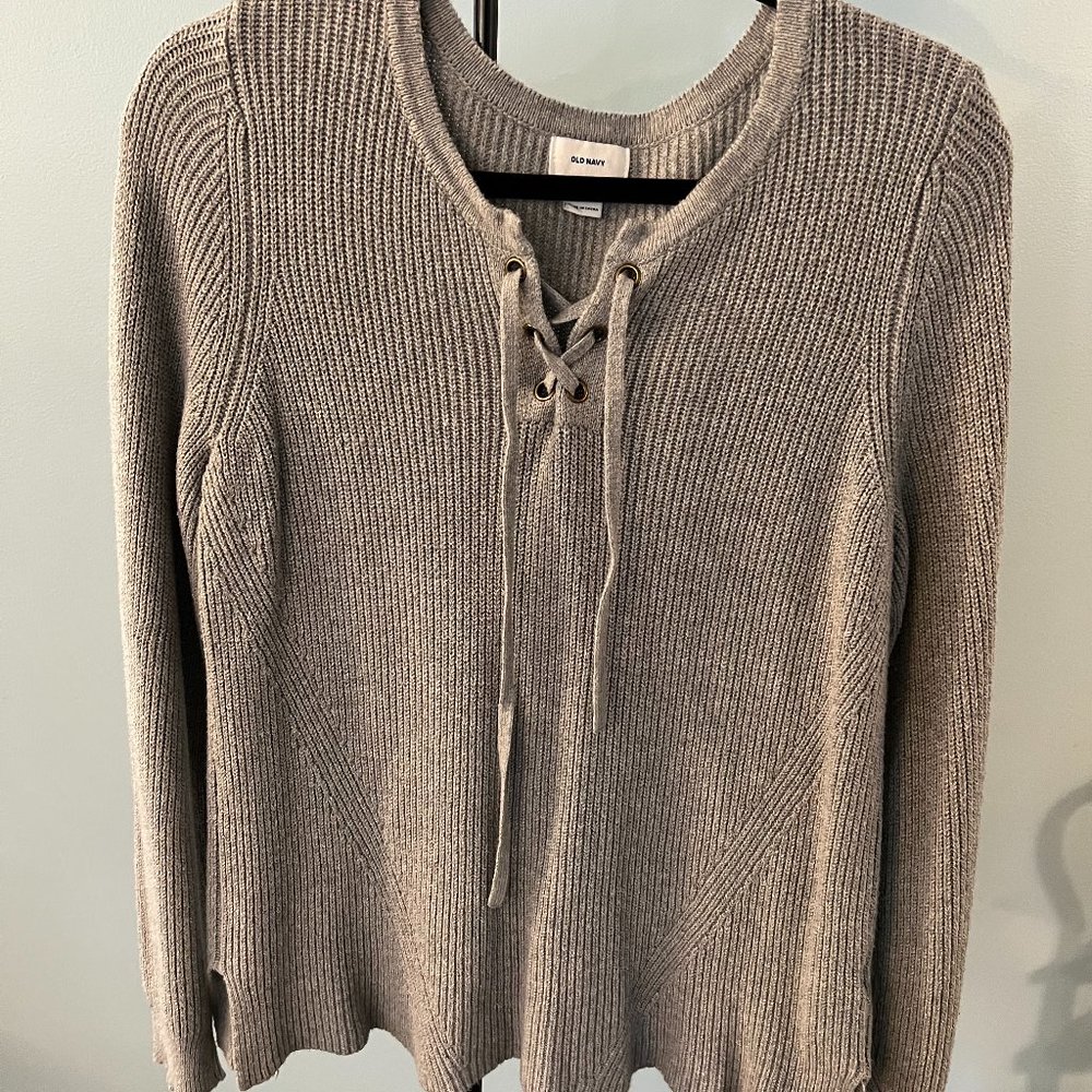 Tie Up Sweater